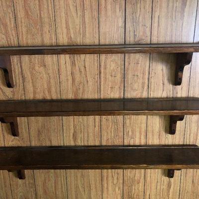 F65: Wood Wall Shelves