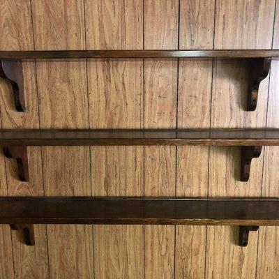 F65: Wood Wall Shelves