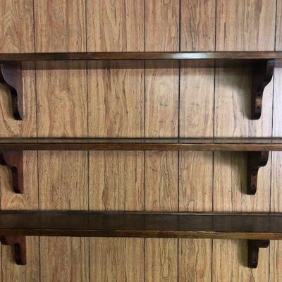 F65: Wood Wall Shelves