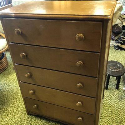 F67: Small Wood Dresser
