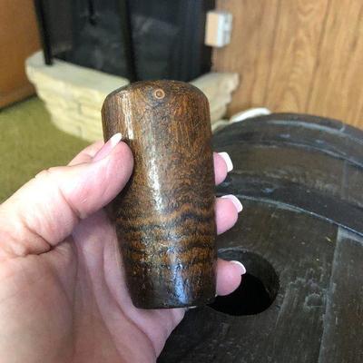 F70: Large Wood Whiskey Wood Barrel with Tap & Stand