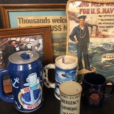 F72: Navy Decor, Mugs and More