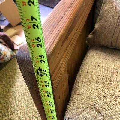 F79: This End Up Retro Love Seat Couch