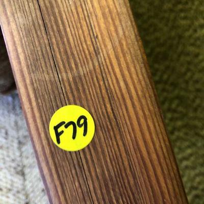 F79: This End Up Retro Love Seat Couch