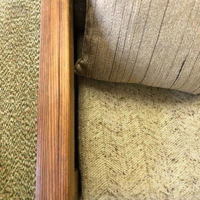 F79: This End Up Retro Love Seat Couch