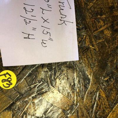 F84: Vintage Trunk and Stool