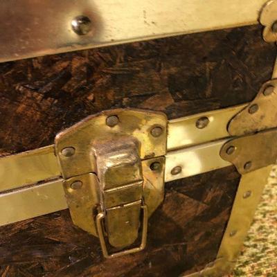 F84: Vintage Trunk and Stool