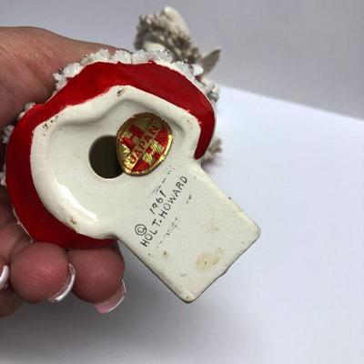 C26: Vintage Holt Howard Candle Holders Spaghetti Trim