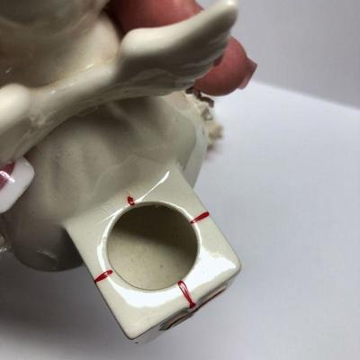 C26: Vintage Holt Howard Candle Holders Spaghetti Trim