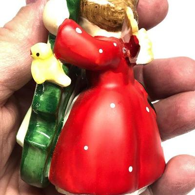 C31: Lefton Figurine and Ceramic Angel Bell