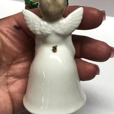 C31: Lefton Figurine and Ceramic Angel Bell