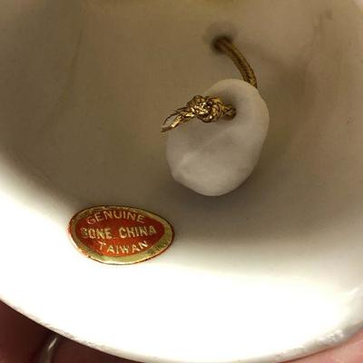 C31: Lefton Figurine and Ceramic Angel Bell