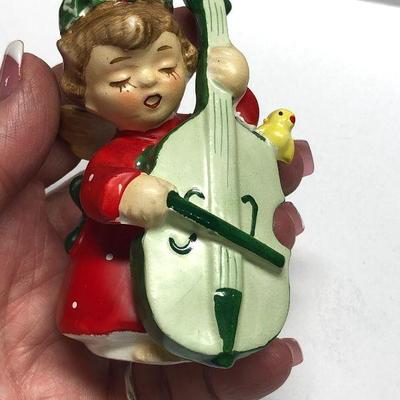 C31: Lefton Figurine and Ceramic Angel Bell