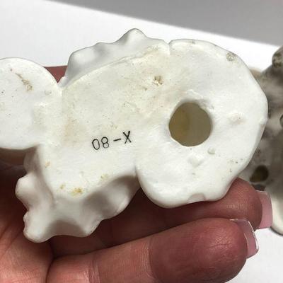 C32: Vintage Christmas Tree Angel Candleholders