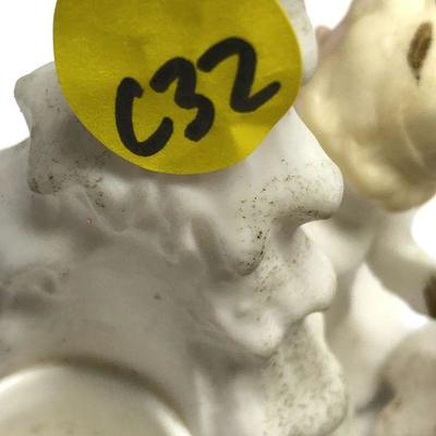 C32: Vintage Christmas Tree Angel Candleholders