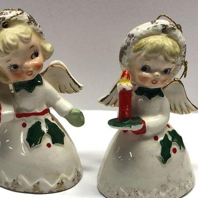 C34: Vintage Marked Napco Japan Angel Ornament