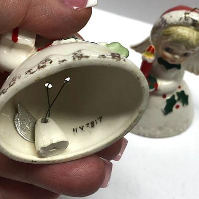 C34: Vintage Marked Napco Japan Angel Ornament