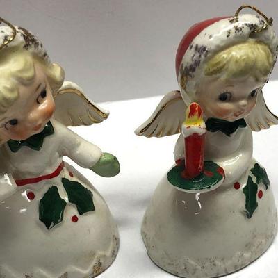 C34: Vintage Marked Napco Japan Angel Ornament