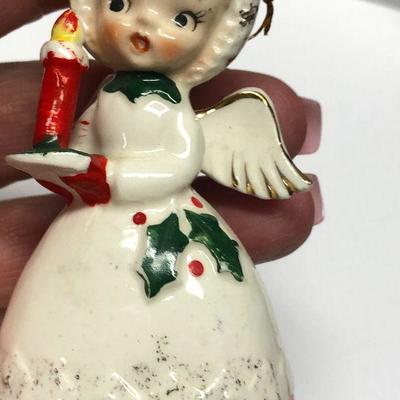 C34: Vintage Marked Napco Japan Angel Ornament