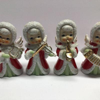 C35: Vintage Japan Angels with Instruments