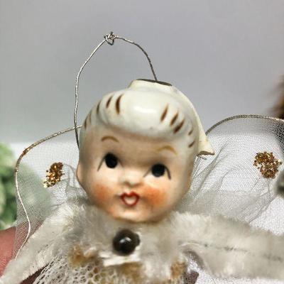 C40: Vintage Holland Mold Small Christmas Tree and Angel