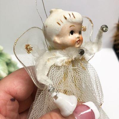 C40: Vintage Holland Mold Small Christmas Tree and Angel