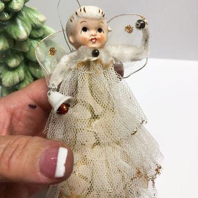 C40: Vintage Holland Mold Small Christmas Tree and Angel