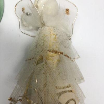 C40: Vintage Holland Mold Small Christmas Tree and Angel