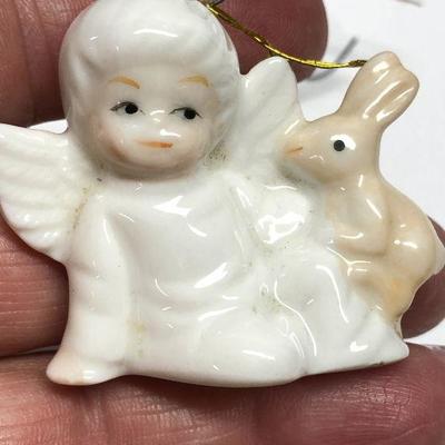 C41: Vintage Angels with Animals (Duck, Bunny and More)