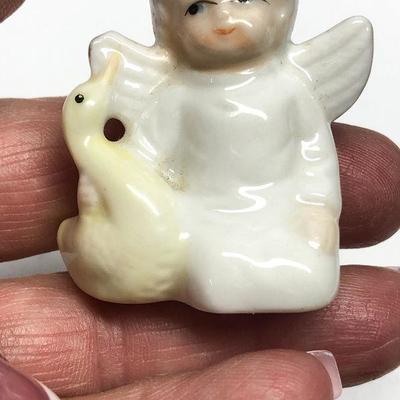 C41: Vintage Angels with Animals (Duck, Bunny and More)