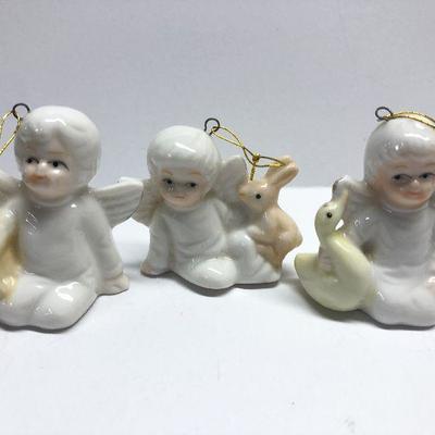 C41: Vintage Angels with Animals (Duck, Bunny and More)