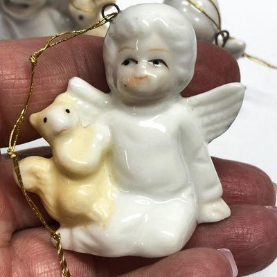 C41: Vintage Angels with Animals (Duck, Bunny and More)