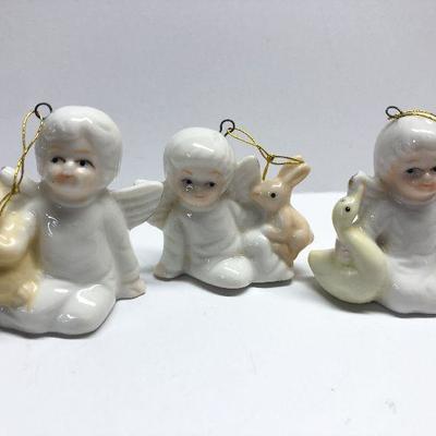 C41: Vintage Angels with Animals (Duck, Bunny and More)