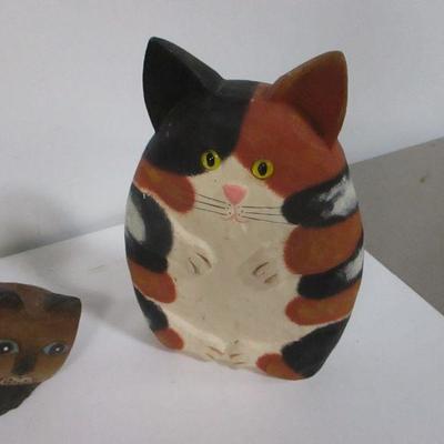 Lot 168 - Collection Of Adorable Wooden Cats