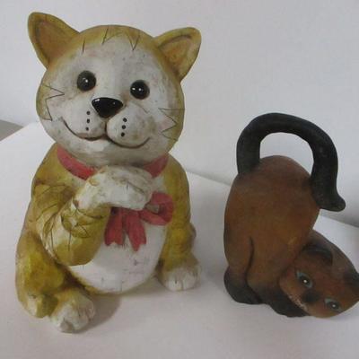 Lot 168 - Collection Of Adorable Wooden Cats