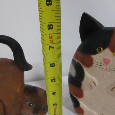Lot 168 - Collection Of Adorable Wooden Cats