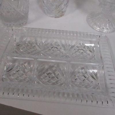 Lot 173 - 2 Pieces Of Dublin Crystal & Hand Cut Decanter