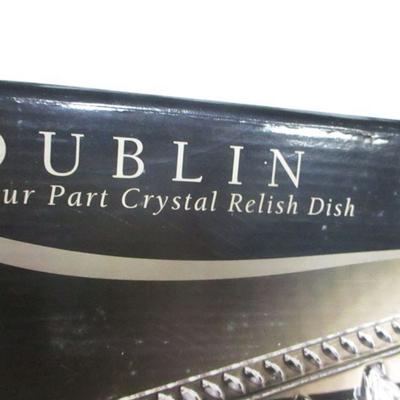 Lot 173 - 2 Pieces Of Dublin Crystal & Hand Cut Decanter