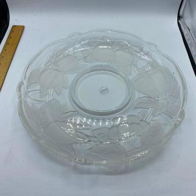 Victoria & Beale by Sango Glass Serving Plate