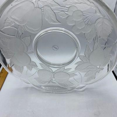 Victoria & Beale by Sango Glass Serving Plate