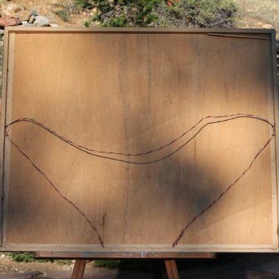 Lot 2-201: Original Framed Art SIGNED Jennifer McCabe Garrison {36" x 30}