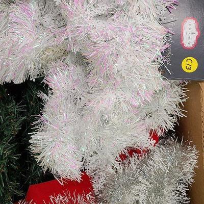C13: Holiday Wreaths and Tinsel Garland