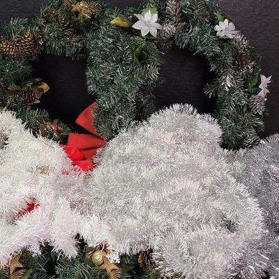 C13: Holiday Wreaths and Tinsel Garland