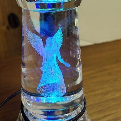 C17: Color Glow Crystal Candle Holder and Votive Mirror