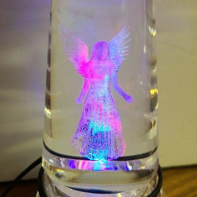 C17: Color Glow Crystal Candle Holder and Votive Mirror