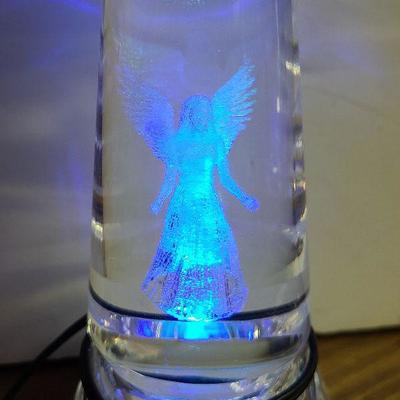 C17: Color Glow Crystal Candle Holder and Votive Mirror