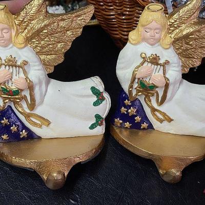 C230: Cast Iron Angel Stocking Holders and more