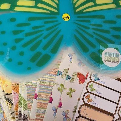 C239: Butterfly Gift Wrap Lot and More!