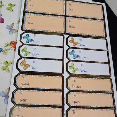 C239: Butterfly Gift Wrap Lot and More!