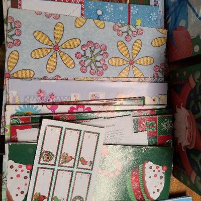 C240: Huge Lot of Christmas Wrap, Boxes, Bags and Tags!